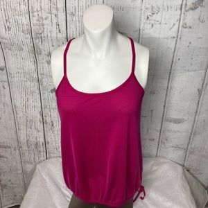 Old Navy burgundy tank top with draw string m